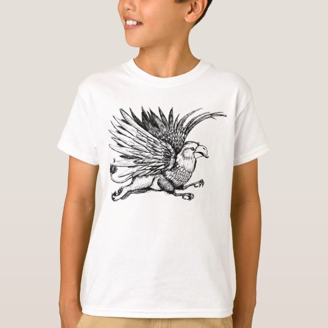 T-shirt Griffon en vol (Devant)