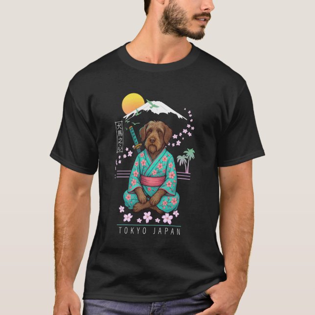 T-shirt Griffon Korthals à poil dur (Devant)