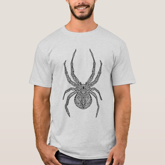 T-shirt Griffonnage d'araignée (Devant)