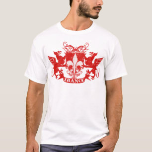 T-shirt Griffons de transe rouges