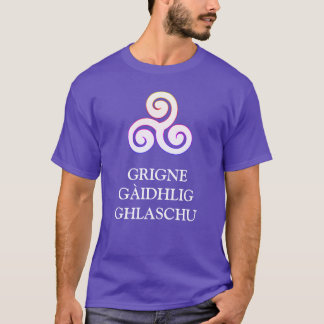 T-shirt Grigne Gàidhlig Ghlaschu
