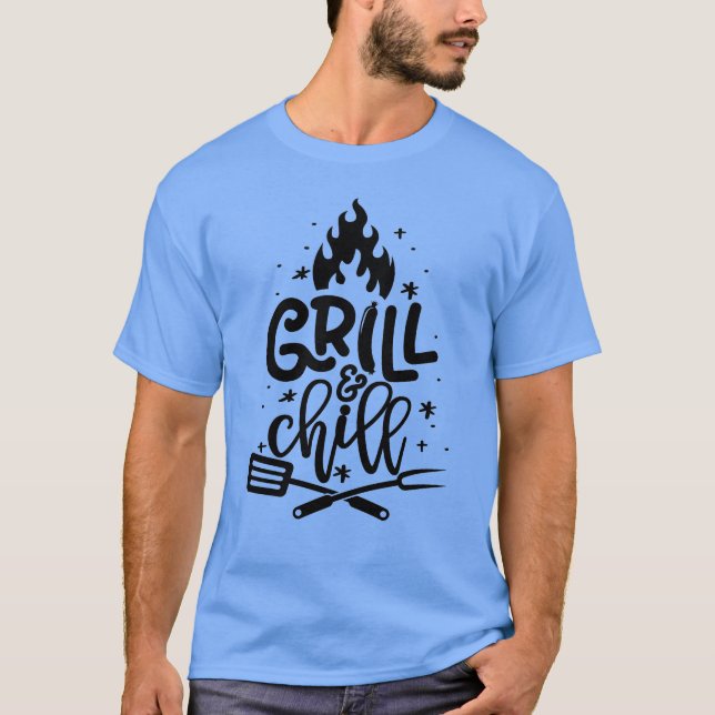 T-shirt Gril Et Rafraîchir (Devant)