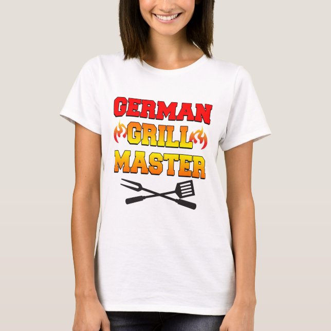 T-shirt Grill Master allemand (Devant)