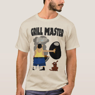 T-shirt Grill Master avec chien