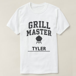T-shirt Grill Master BBQ personnalisé