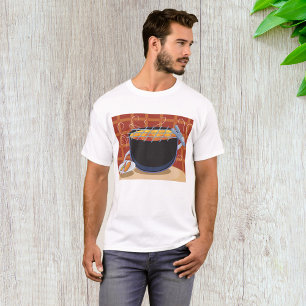 T-shirt Grillades au barbecue avec des tongues et des broc