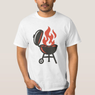 T-shirt Grillades flamboyantes BBQ Master Design