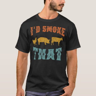 T-shirt Grillage Bbq Butt Porc Rubbed Pulleveless vers
