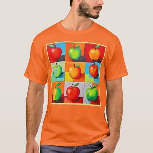 T-shirt Grille Apple colorée