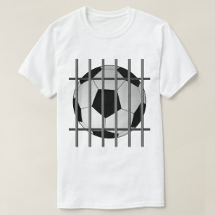 T-shirt Grille de ballon de football