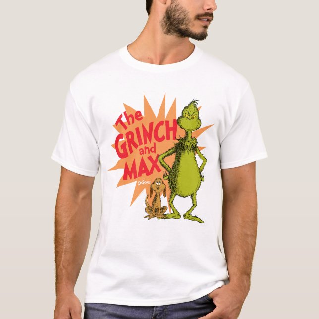 T-shirt Grille | Grinch & Max Starburst (Devant)