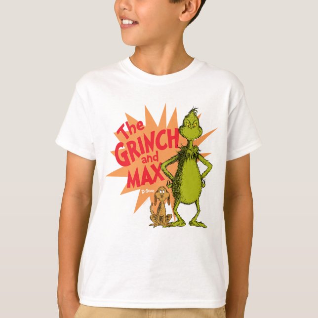 T-shirt Grille | Grinch & Max Starburst (Devant)