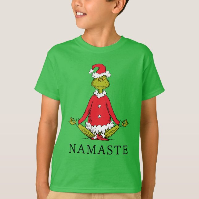 T-shirt Grille | Namaste Santa Claus (Devant)