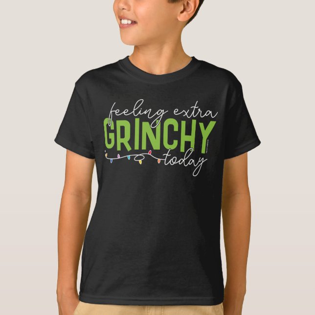 T-shirt Grille | Sentiment De Grinchy Supplémentaire Aujou (Devant)