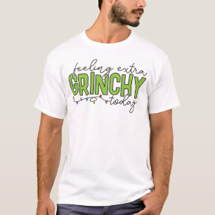T-shirt Grille   Sentiment de grinchy supplémentaire aujou
