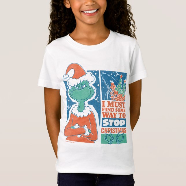 T-Shirt Grille | Stop Christmas Vintage Graphic (Devant)