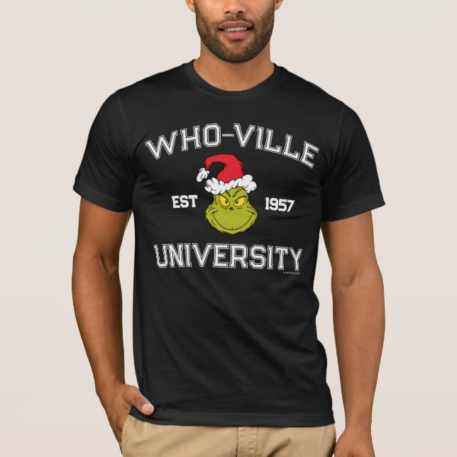 T-shirt Grille | Who-ville University Est 1957 (Devant)