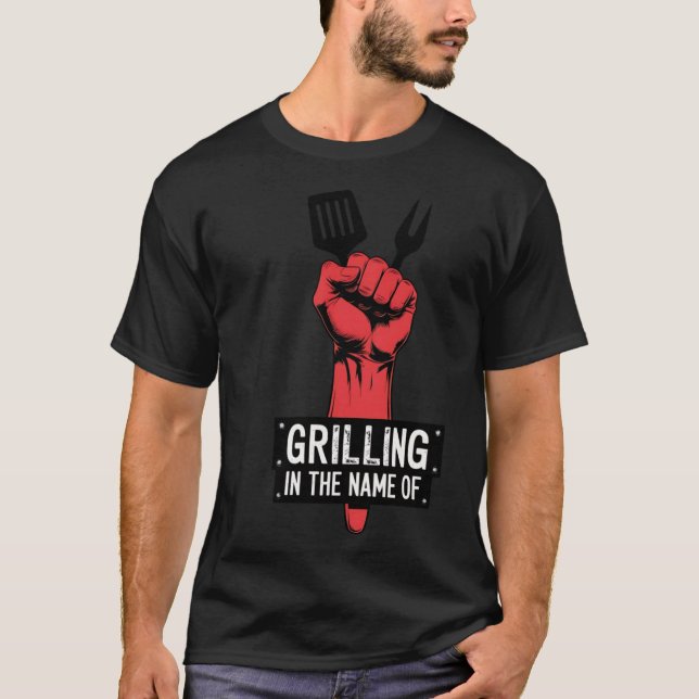 T-shirt Griller au nom de (Devant)