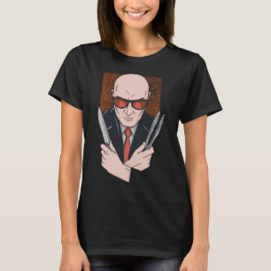 T-shirt Griller Hitman BBQ amusant
