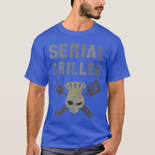 T-shirt GRILLER SÉRIE Drôle Chef Grillant BBQ Grill Patio