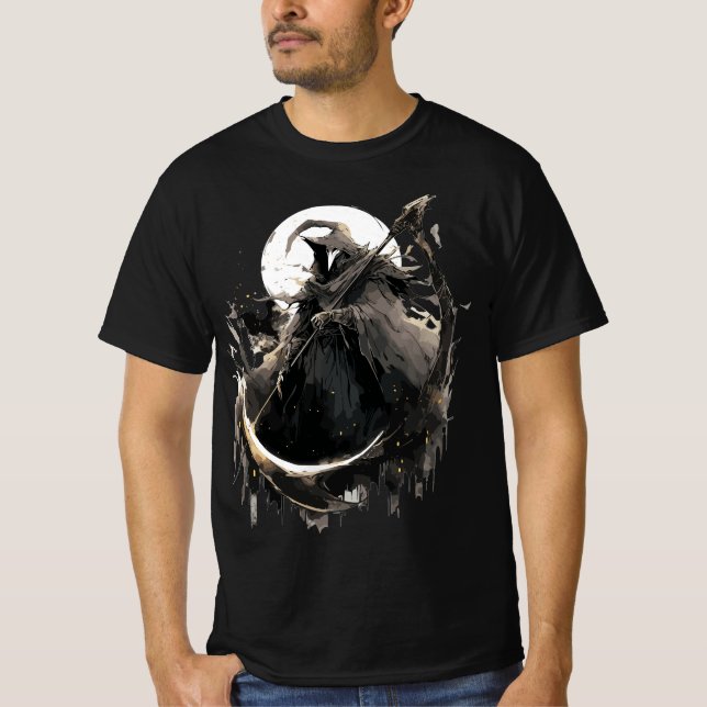 T-shirt Grim Reaper la mort dans la ville (Devant)