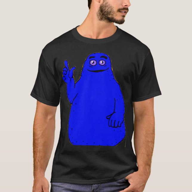 T-shirt Grimace déplaisante (Devant)