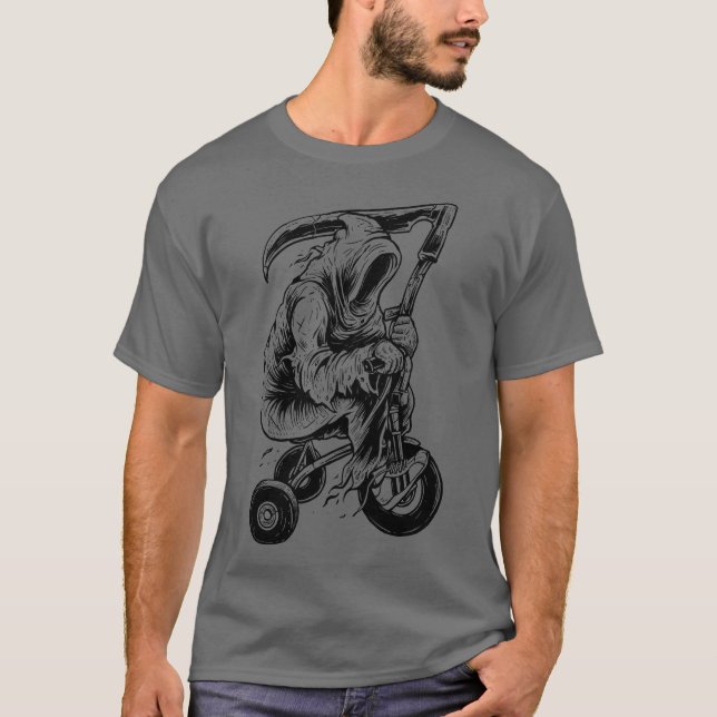 T-shirt Grimm Reaper Biker (Devant)