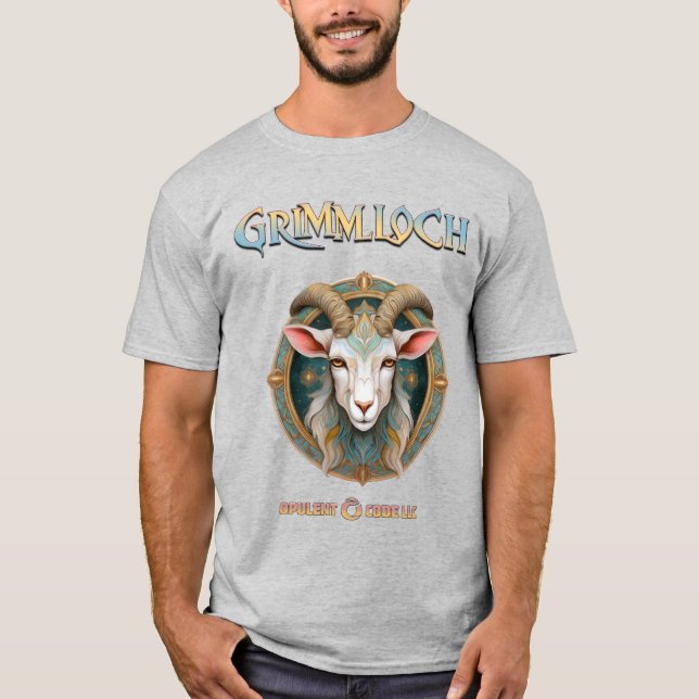 T-shirt Grimmloch Emblème de la Chèvre Jeu de rôle fantast (Devant)