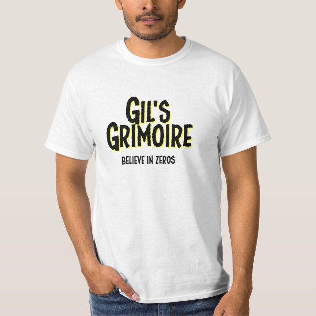 T-shirt Grimoire de Gil, pièce en t graphique simple (Devant)