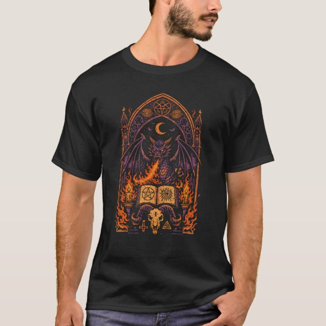 T-shirt Grimoire infernal (Devant)