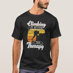 T-shirt Grimpeur d'escalade de montagne Bouldering l'escal