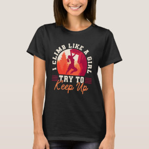 T-shirt Grimpeur d'escalade en montagne Bouldering Je grim