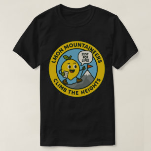 T-shirt Grimpeurs au citron gravissent les hauteurs