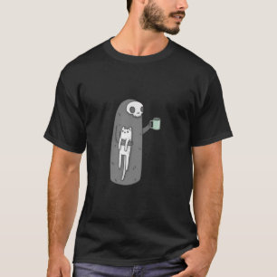 T-shirt Grimy cat