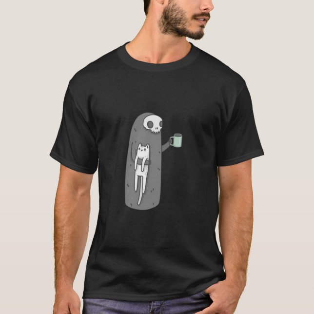 T-shirt Grimy cat (Devant)