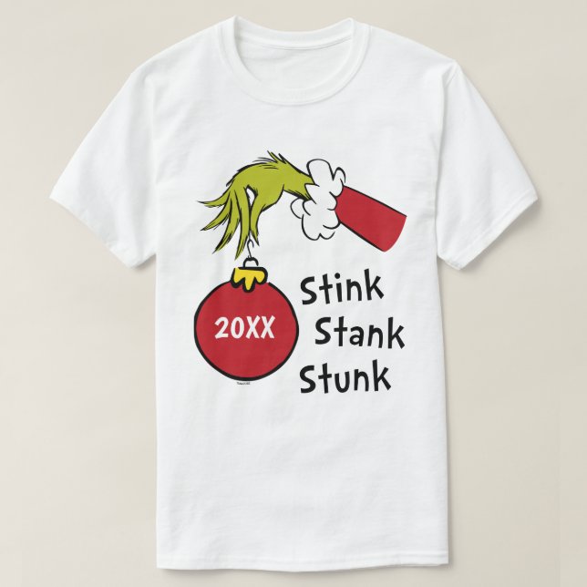 T-shirt Grinch | Ça pue Ça schlingue Ça croupit (Design devant)