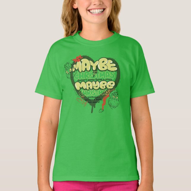 T-shirt Grinch | Citation de Noël (Devant)