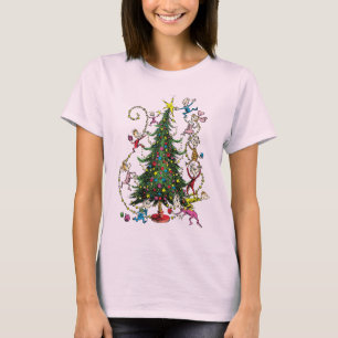 T-shirt Grinch classique   Arbre de Noël