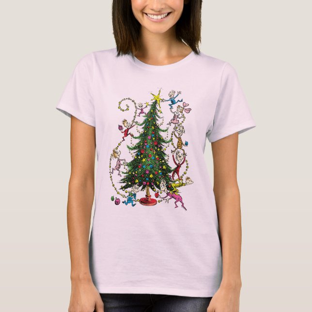 T-shirt Grinch classique | Arbre de Noël (Devant)
