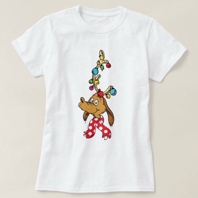 T-shirt Grinch classique | Max - Joyeuses fêtes (Design devant)