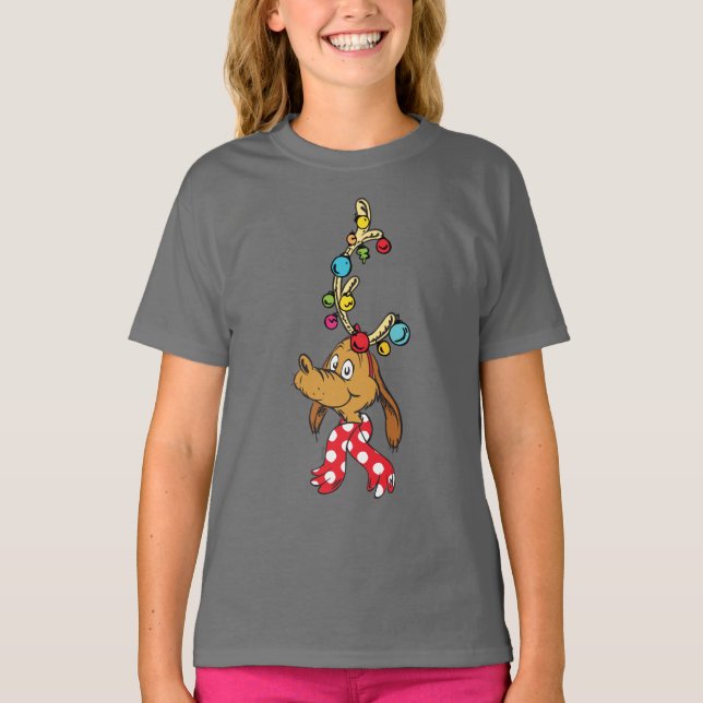 T-shirt Grinch classique | Max - Joyeuses fêtes (Devant)