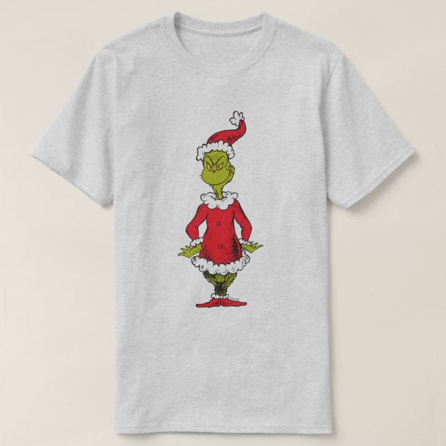 T-shirt Grinch classique | Père Noël (Design devant)