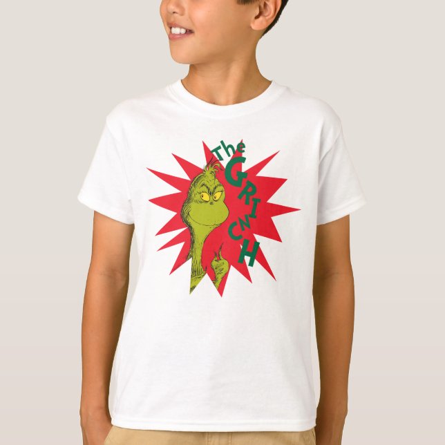 T-shirt Grinch classique | Red Starburst (Devant)