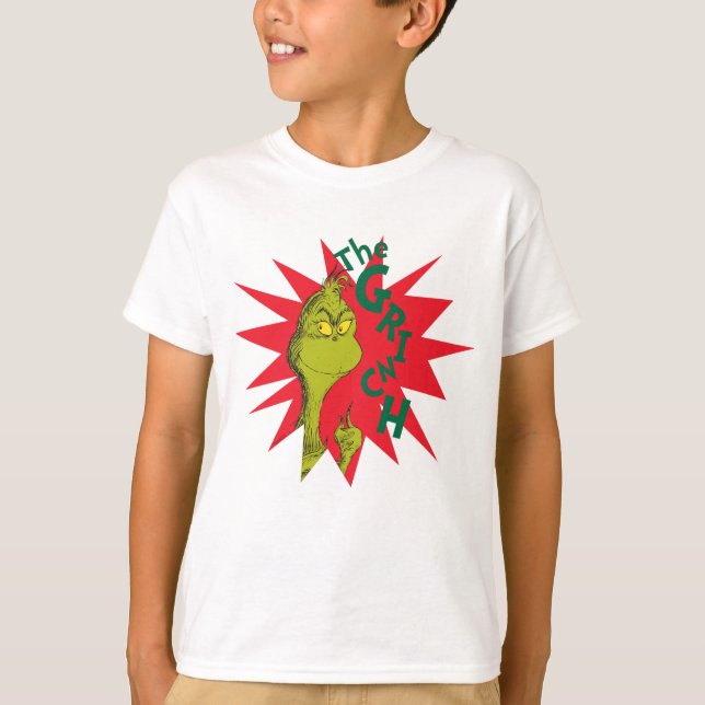 T-shirt Grinch classique | Red Starburst (Devant)