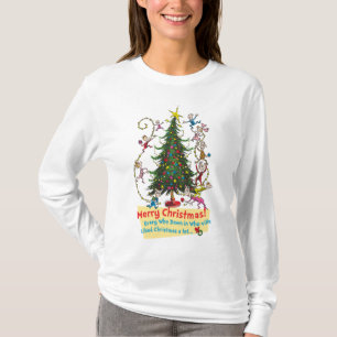 T-shirt Grinch Classique   Sapin de Noël de Whoville