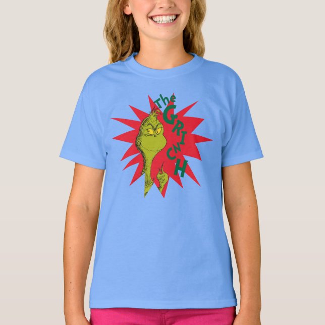T-shirt Grinch Classique | Starburst Rouge (Devant)