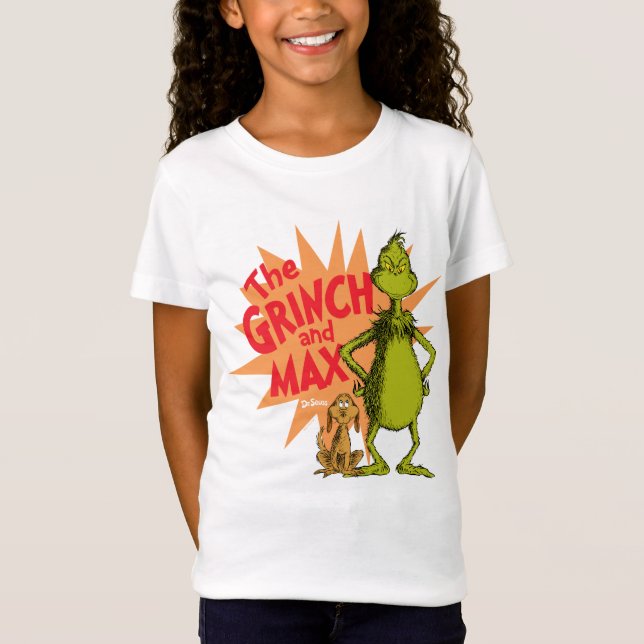 T-Shirt Grinch | Grinch & Max Starburst (Devant)