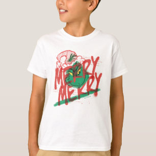 T-shirt Grinch Grunge Graphique Joyeux Joyeux