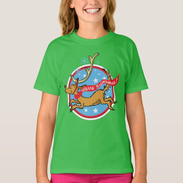 T-shirt Grinch | Joyeux Grinchmas! (Devant)