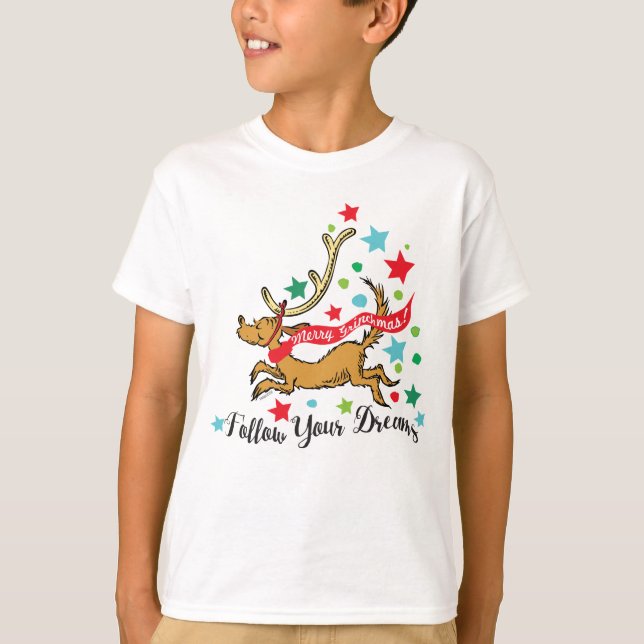 T-shirt Grinch | Max - Suivez vos rêves (Devant)